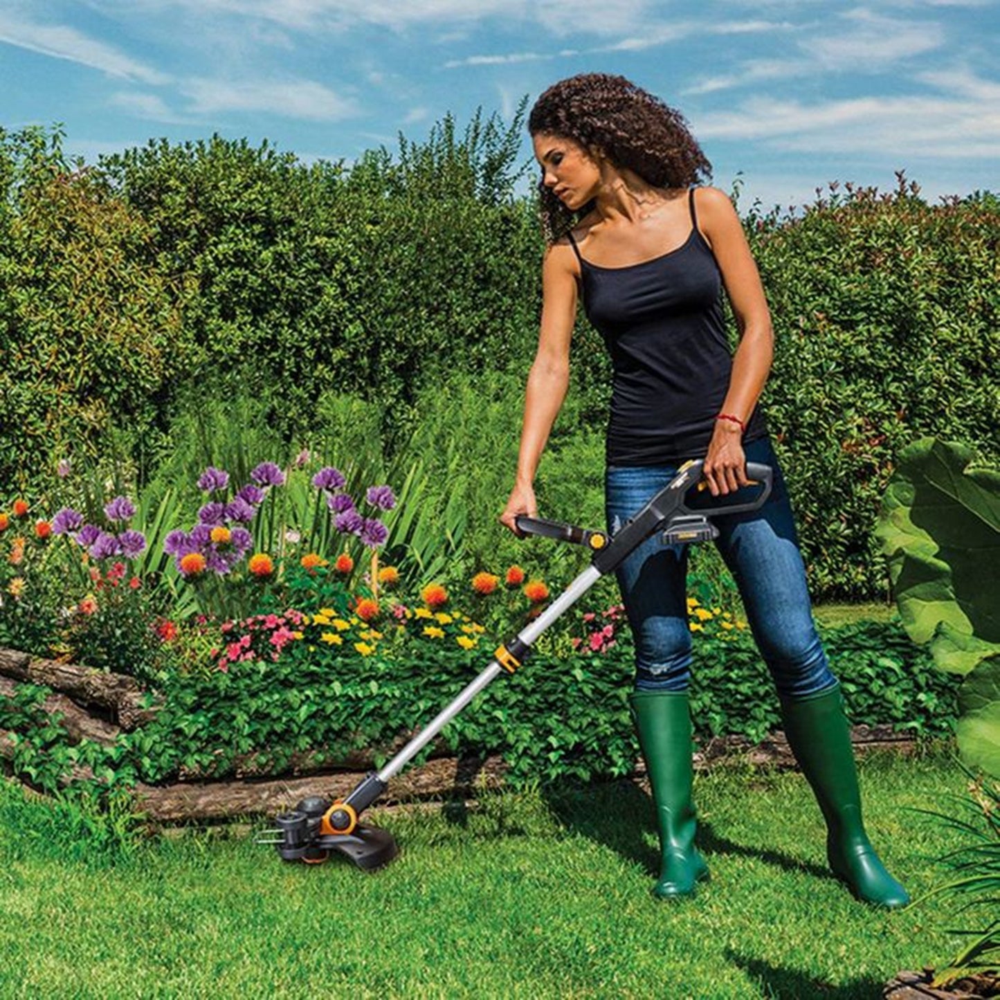 WG169E 20V Cordless Grass Trimmer