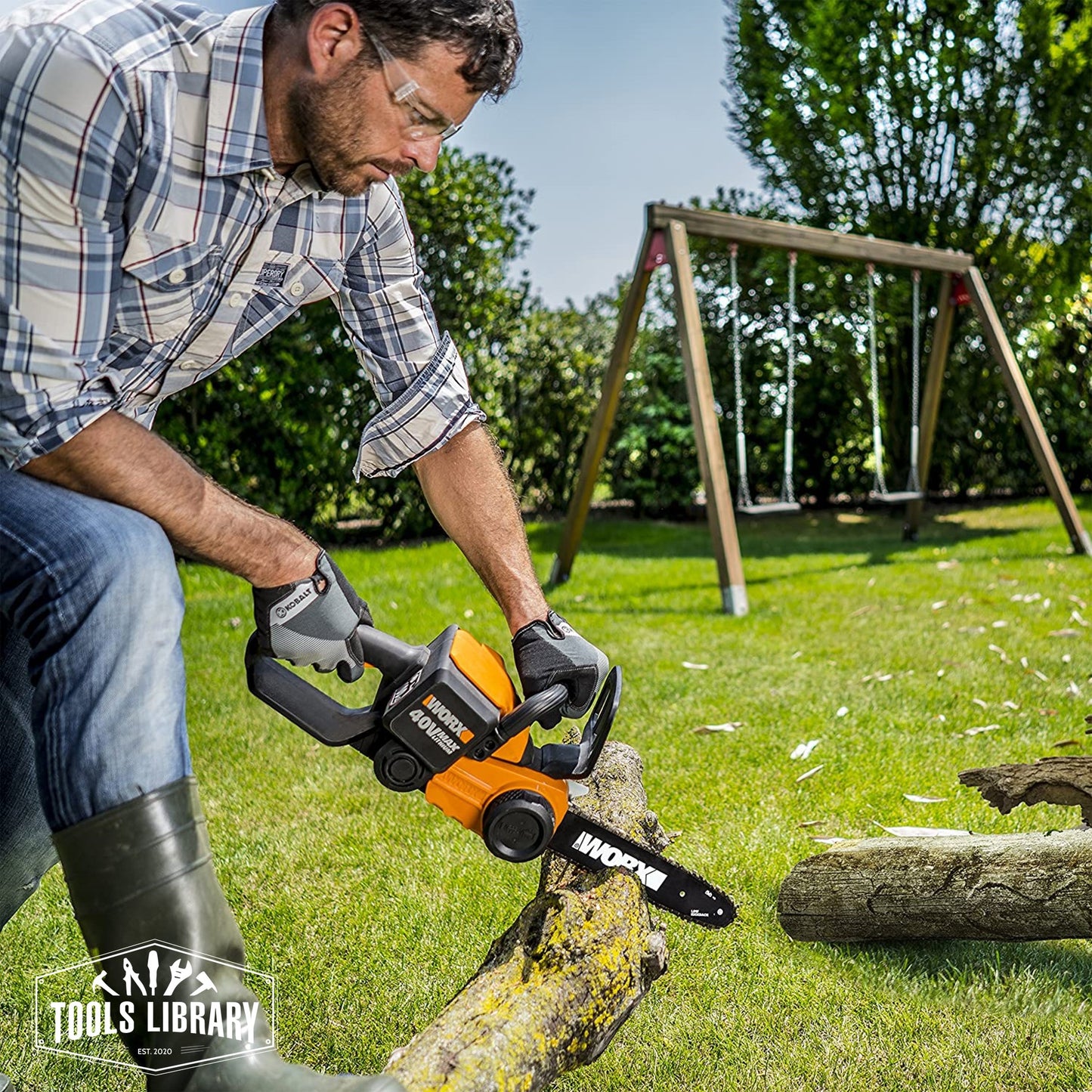 WG368E 40V Cordless Chain Saw