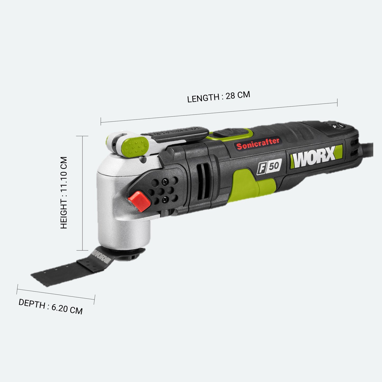 WU681 Corded Universal Hyperlock Oscillating Multi-Tool