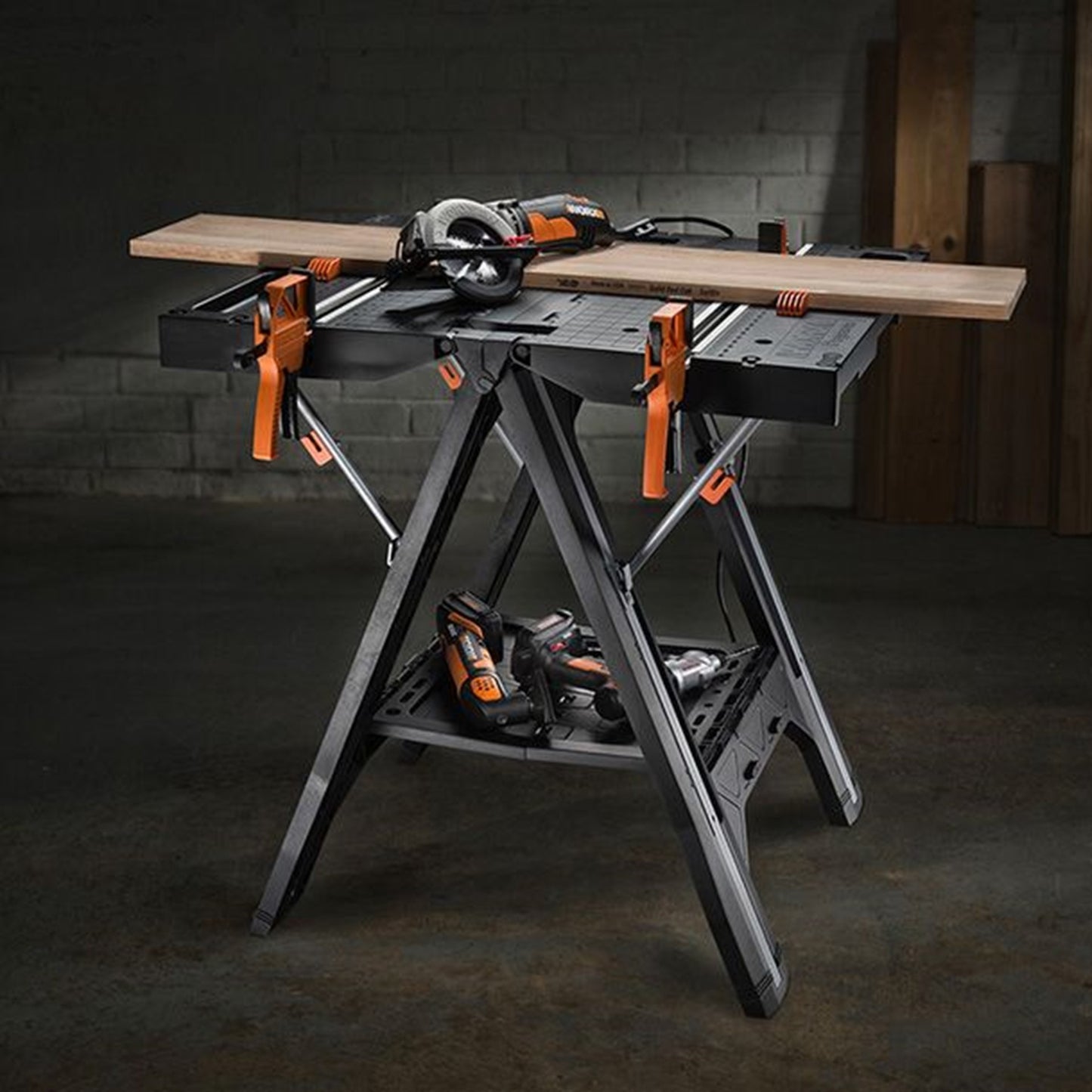 WX051 Pegasus Folding Work Table and Saw Horse